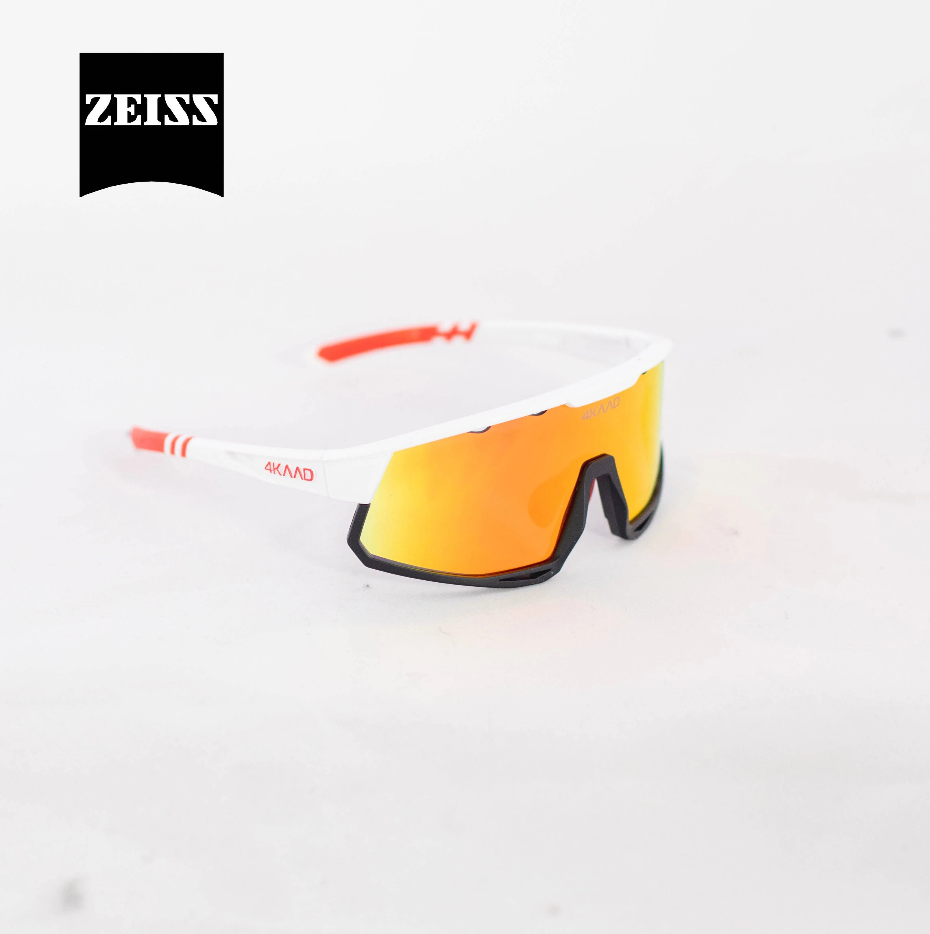 MIRADOR Sports Glasses - White & Red with ZEISS Red Mirror Lens - Image 6